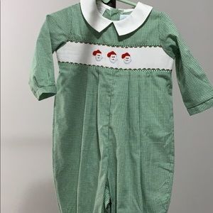 Betti Terrell Smocked Santa Longall